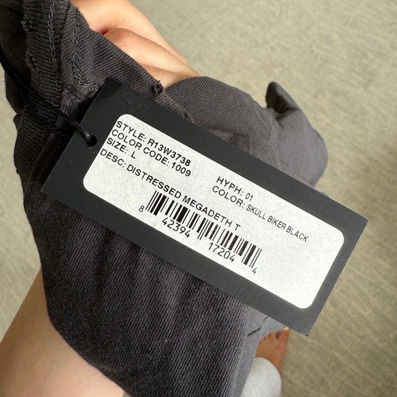 NWT MEGADEATH R13 MEN’S SHORT SLEEVE TEE - Picture 3 of 3